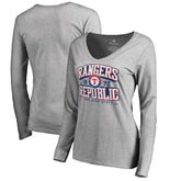 Texas Rangers Women's Rangers Republic Hometown Long Sleeve T-Shirt - Ash