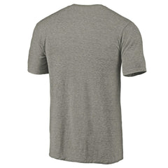 Chicago Blackhawks Throwback Logo 1937-1938 Tri-Blend T-Shirt Ash