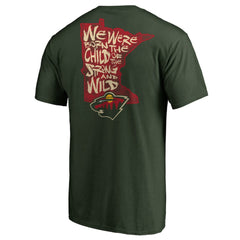 Minnesota Wild Hometown Collection State Chant T-Shirt Green