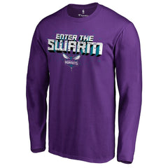 Charlotte Hornets Hometown Collection The Swarm Long Sleeve T-Shirt - Purple discount