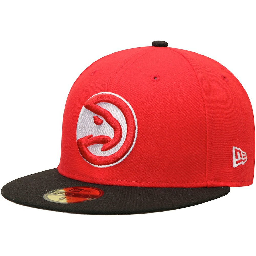 Atlanta Hawks Team Color 2Tone 59FIFTY Fitted Hat - Red/Black | New Era discount
