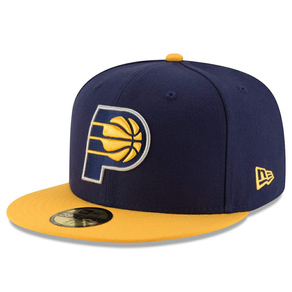 Indiana Pacers Team Color 2Tone 59FIFTY Fitted Hat - Navy/Yellow | New Era online