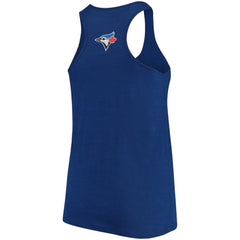 Toronto Blue Jays Soft as a Grape Women's Plus Size Swing for the Fences Racerback Tank Top - Royal