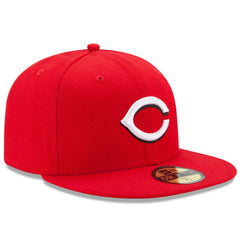 Cincinnati Reds Home Authentic Collection On-Field 59FIFTY Fitted Hat - Red | New Era