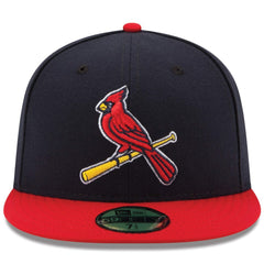 St. Louis Cardinals Alternate 2 Authentic Collection On-Field 59FIFTY Fitted Hat - Navy/Red | New Era