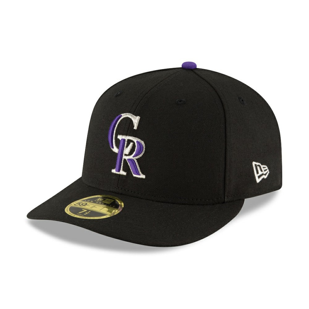 Colorado Rockies Game Authentic Collection On-Field Low Profile 59FIFTY Fitted Hat - Black | New Era
