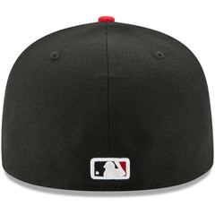 Cincinnati Reds Alternate Authentic Collection On-Field 59FIFTY Fitted Hat - Black/Red | New Era