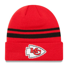 Kansas City Chiefs New Era Team Logo Cuffed Knit Hat - Red outlet
