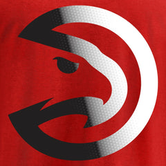 Atlanta Hawks Gradient Logo T-Shirt - Red outlet