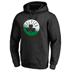 Boston Celtics Gradient Logo Pullover Hoodie - Black discount