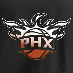 Phoenix Suns Gradient Logo Pullover Hoodie - Black for sale