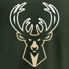 Milwaukee Bucks Gradient Logo Long Sleeve T-Shirt - Green for sale