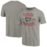 Florida Panthers Heritage Tri-Blend T-Shirt Ash