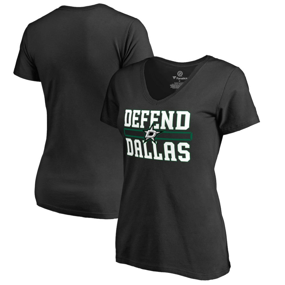 Dallas Stars Women's Hometown Collection Defend T-Shirt Black