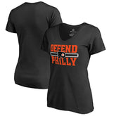 Philadelphia Flyers Women's Hometown Collection Defend T-Shirt Black