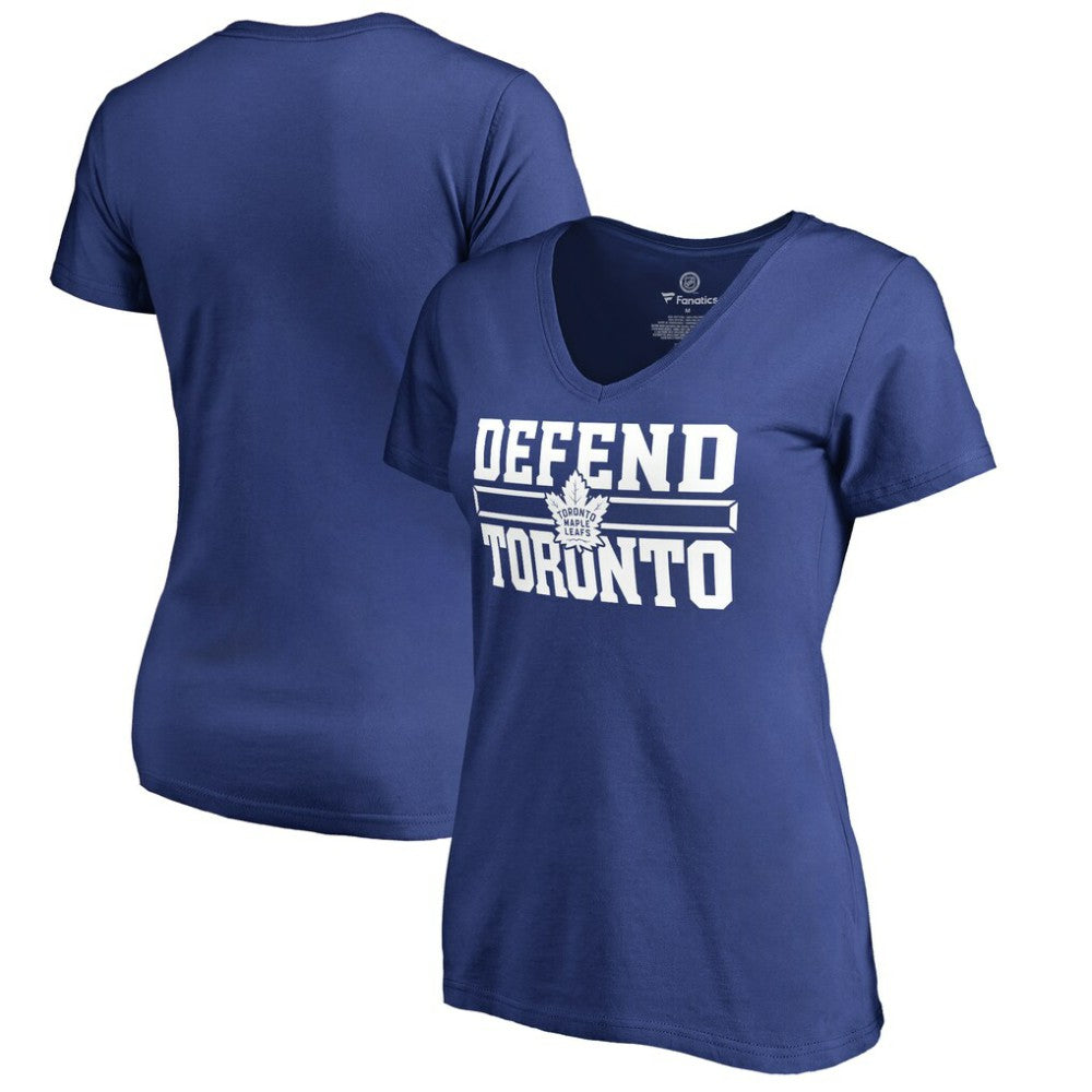 Toronto Maple Leafs Women's Hometown Collection Defend T-Shirt Royal