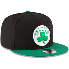 Boston Celtics 2-Tone 9FIFTY Adjustable Snapback Hat - Black/Kelly Green | New Era on sale