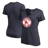 Boston Red Sox Women's Cooperstown Collection Forbes T-Shirt - Navy