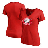 Cincinnati Reds Women's Cooperstown Collection Forbes T-Shirt - Red