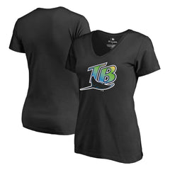 Tampa Bay Rays Women's Cooperstown Collection Forbes T-Shirt - Black