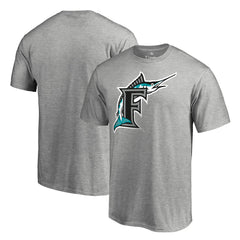 Miami Marlins Cooperstown Collection Forbes T-Shirt - Ash