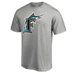 Miami Marlins Cooperstown Collection Forbes T-Shirt - Ash