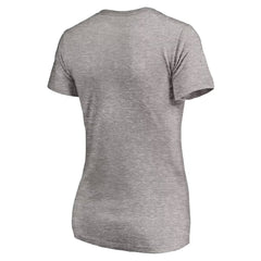 Philadelphia Phillies Women's Core Wahconah V-Neck T-Shirt - Heather Gray