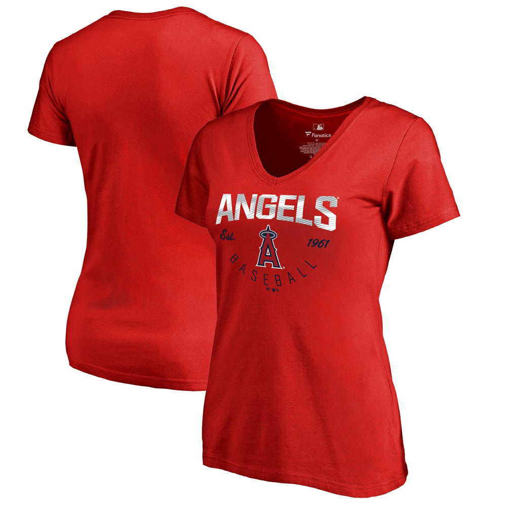 Los Angeles Angels Women's Live For It T-Shirt - Red