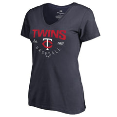 Minnesota Twins Women's Live For It T-Shirt - Navy