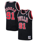 Dennis Rodman Chicago Bulls 1997/98 Hardwood Classics Swingman Jersey sale - Black | Mitchell & Ness shop