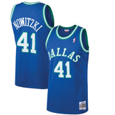 Dirk Nowitzki Dallas Mavericks 1998/99 Hardwood Classics Swingman Jersey sale - Blue | Mitchell & Ness shop