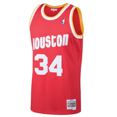 Hakeem Olajuwon Houston Rockets 1993/94 Hardwood Classics Swingman Jersey - Red | Mitchell & Ness outlet