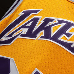 Magic Johnson Los Angeles Lakers 1984/85 Hardwood Classics Swingman Jersey - Gold | Mitchell & Ness for sale