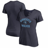 Minnesota Timberwolves Women's Overtime V-Neck T-Shirt - Navy discount