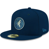 Minnesota Timberwolves Youth Team Color 59FIFTY Fitted Hat - Navy | New Era discount