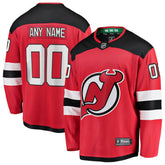 New Jersey Devils Fanatics Home Breakaway Custom Jersey Red