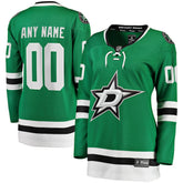 Dallas Stars Fanatics Women's Home Breakaway Custom Jersey Green