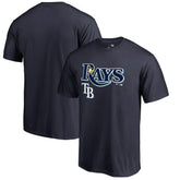 Tampa Bay Rays Team Lockup T-Shirt - Navy