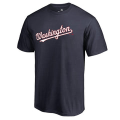 Washington Nationals Team Wordmark T-Shirt - Navy