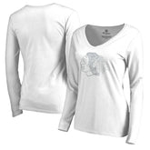 Chicago Blackhawks Women's White Out Long Sleeve T-Shirt White