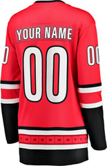 Carolina Hurricanes Fanatics Women's Alternate Breakaway Custom Jersey Red