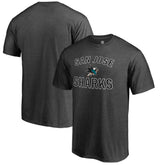 San Jose Sharks Victory Arch T-Shirt Heathered Gray