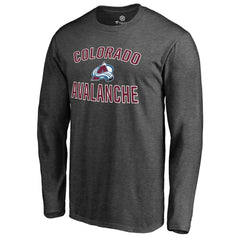 Colorado Avalanche Victory Arch Long Sleeve T-Shirt Heathered Gray