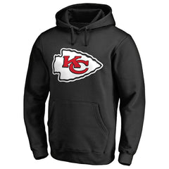 Kansas City Chiefs Primary Logo II Pullover Hoodie - Black cheap