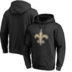 New Orleans Saints Primary Logo Pullover Hoodie - Black on sale