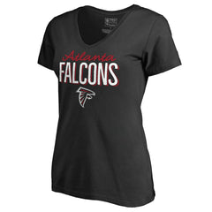 Atlanta Falcons Women's Nostalgia T-Shirt - Black cheap