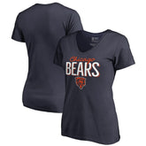 Chicago Bears Women's Nostalgia T-Shirt - Navy cheap