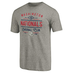 Washington Nationals Cooperstown Collection Doubleday Tri-Blend T-Shirt - Gray