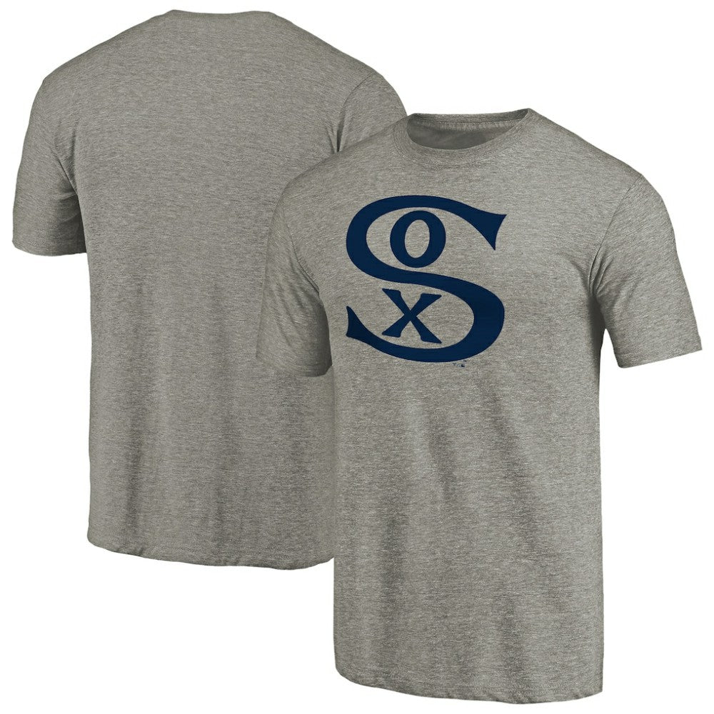 Chicago White Sox Cooperstown Collection Forbes Tri-Blend T-Shirt - Ash