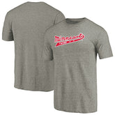 Minnesota Twins Cooperstown Collection Forbes Tri-Blend T-Shirt - Ash